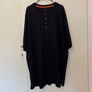 Boulder Creek Trading Company 4XT Navy Blue Henley Shirt